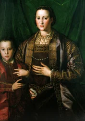 Eleonora di Toledo mit ihrem Sohn Francesco
